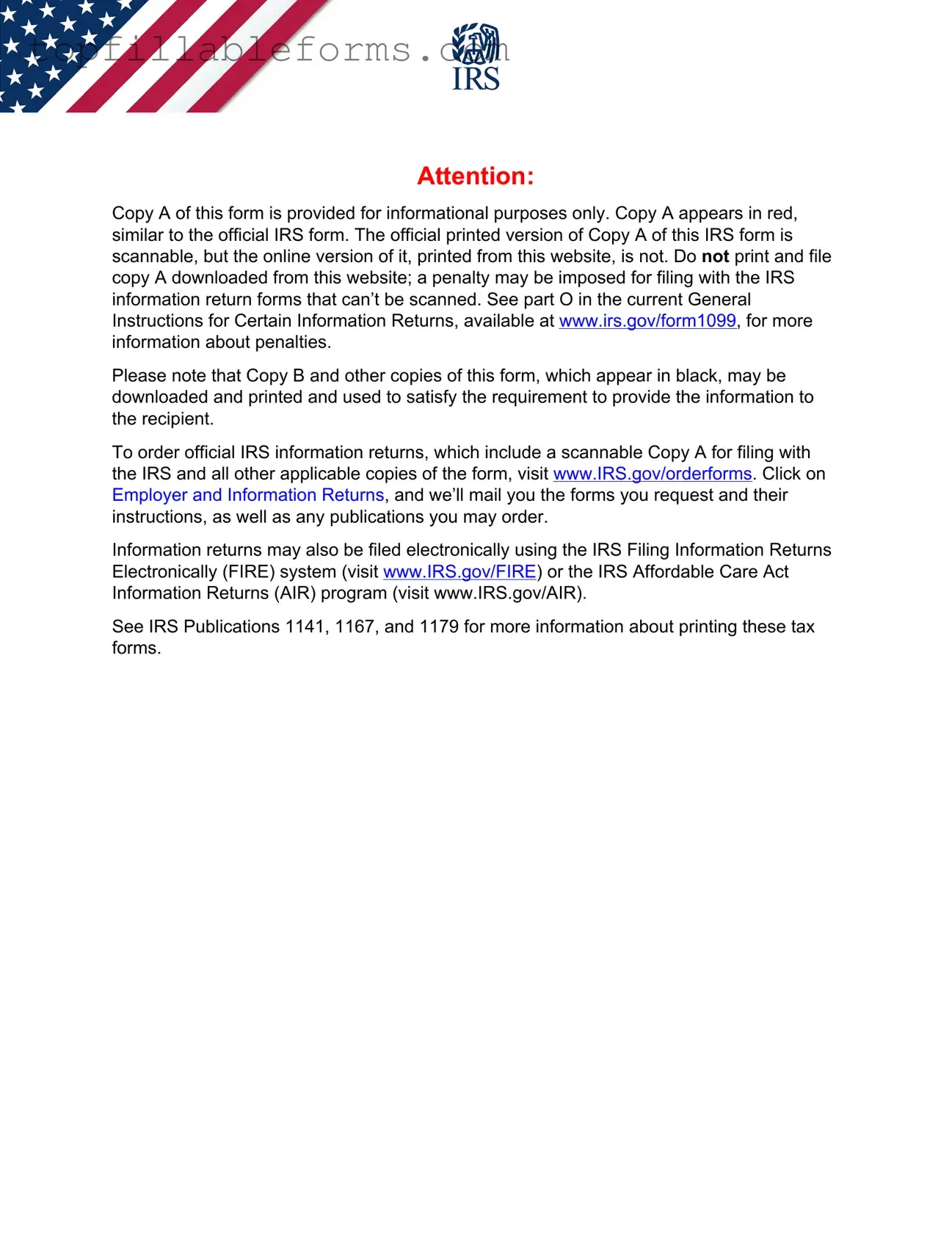 Printable 1099 Nec Form in PDF