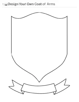 Printable Coat Of Arms Form in PDF
