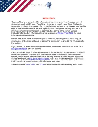 Printable IRS 1099-MISC Form in PDF
