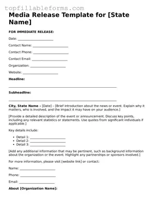 Free Media Release Form